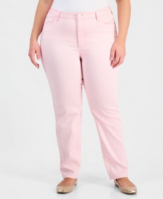 Plus Size Lexington High-Rise Straight-Leg Jeans