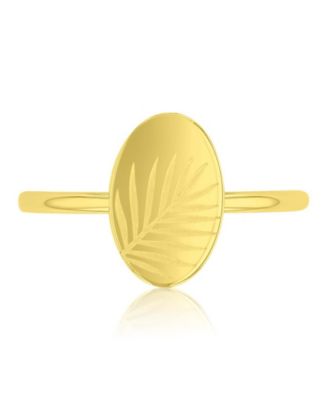 Waterproof Yellow Leaves Ring