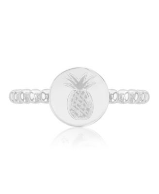 Waterproof Yellow Pineapple Beads Ring