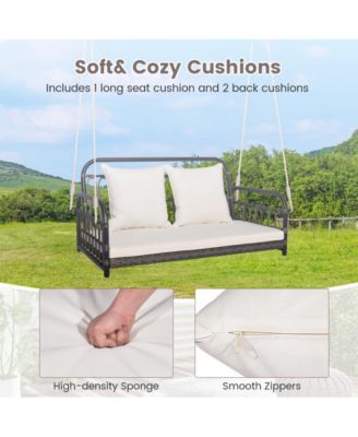 LUCKY ONE 2-Person Outdoor Hanging Chair with Ropes