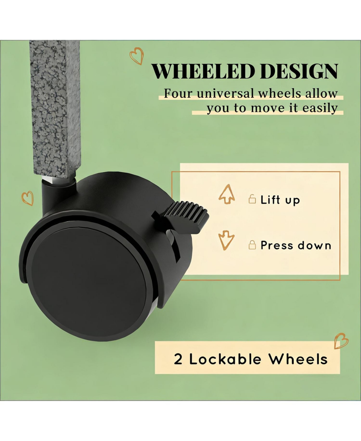 Aostirmotor Mobile Cat Habitat on Wheels