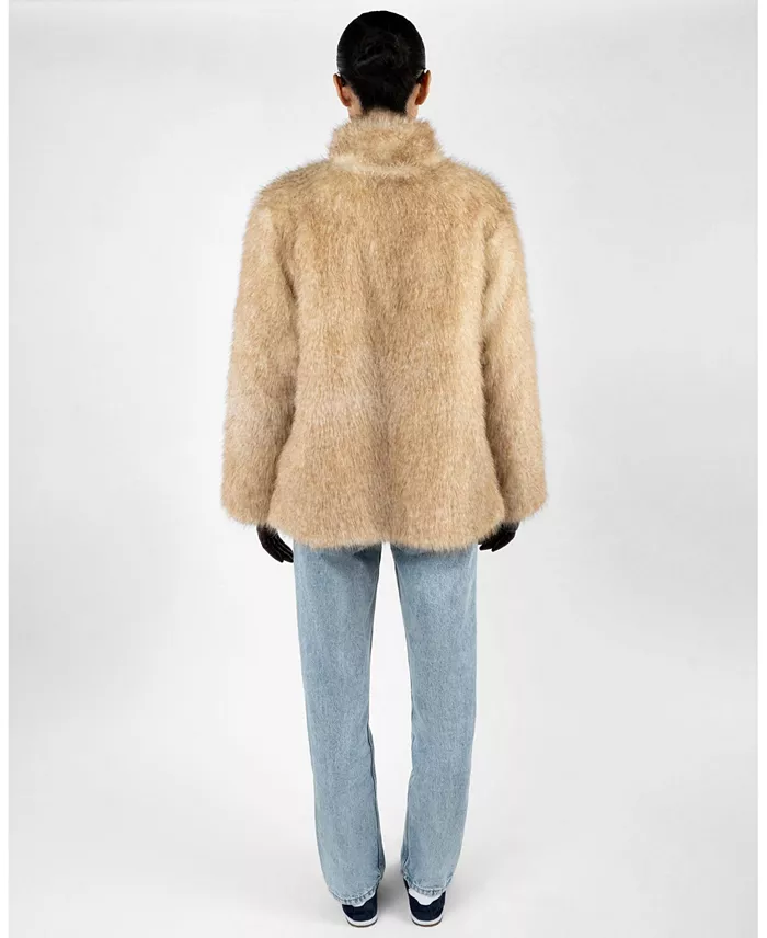 Women's Faux Fur Jacket - thumbnail 5