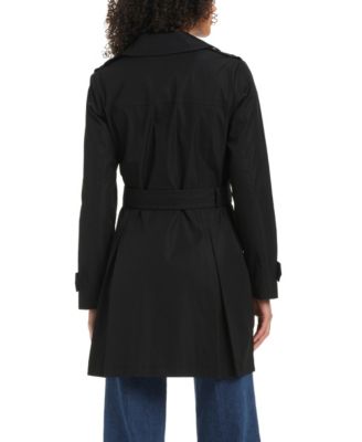 Women's Short Double-Breasted Trench Coat