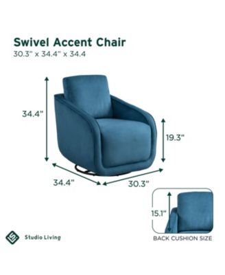 30" Luca Swivel Accent Chair