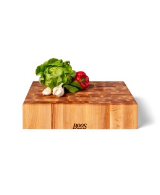 CCB Series Square Wooden Maple Cutting Board, 18" x 18"