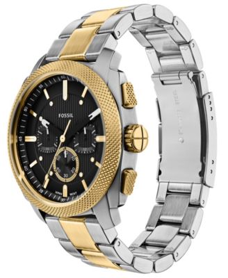 Men's Machine Chronograph Two-Tone Stainless Steel Watch, 44mm