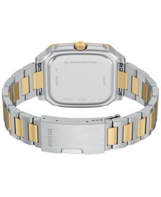 Men's Crosby Three-Hand Date Two-Tone Stainless Steel Watch, 42mm