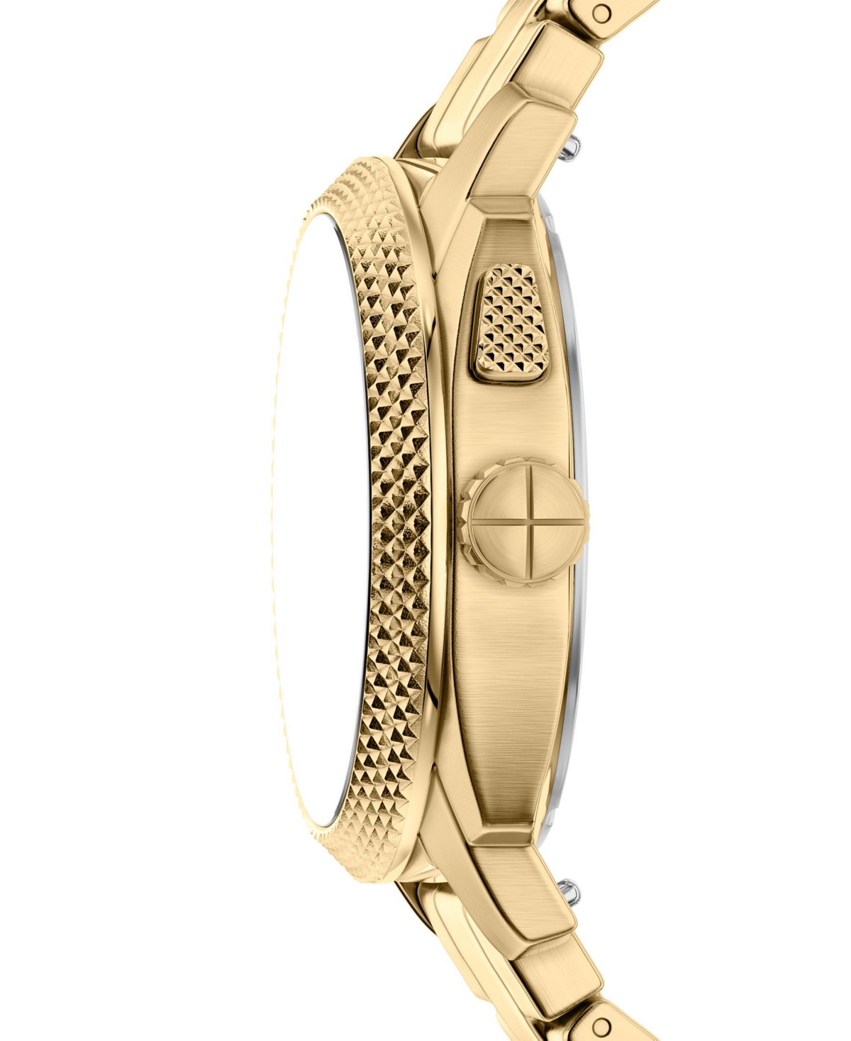 Fossil Men's Machine Big Tic Gold-Tone Stainless Steel Watch, 41mm