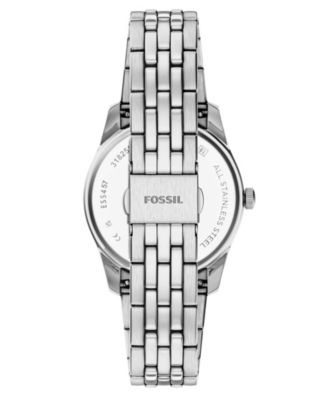 Women's Scarlette Three-Hand Day-Date Stainless Steel Watch, 34mm