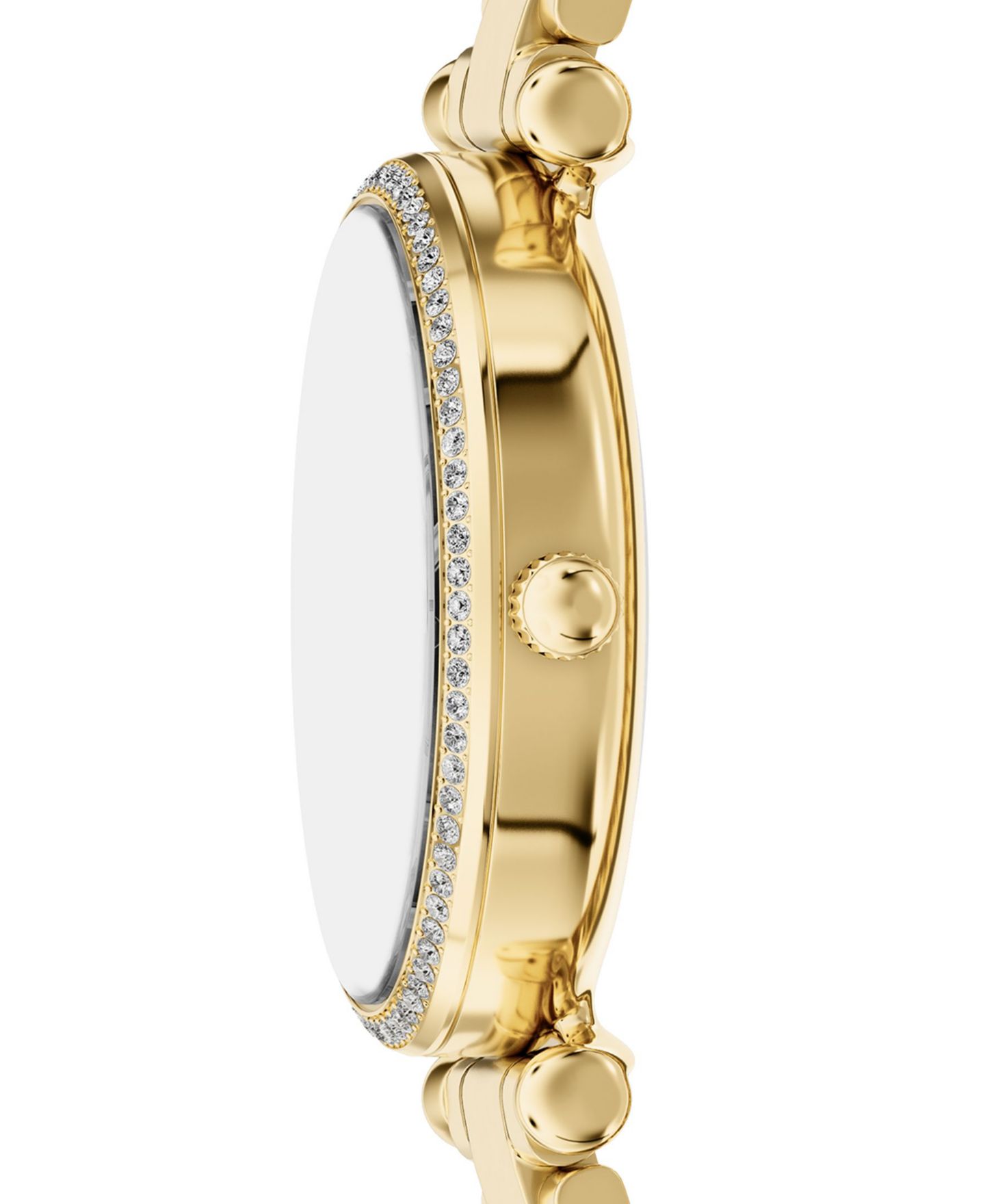 Женские часы Fossil Carlie Three-Hand Gold-Tone Stainless Steel Watch, 35mm — фото 2