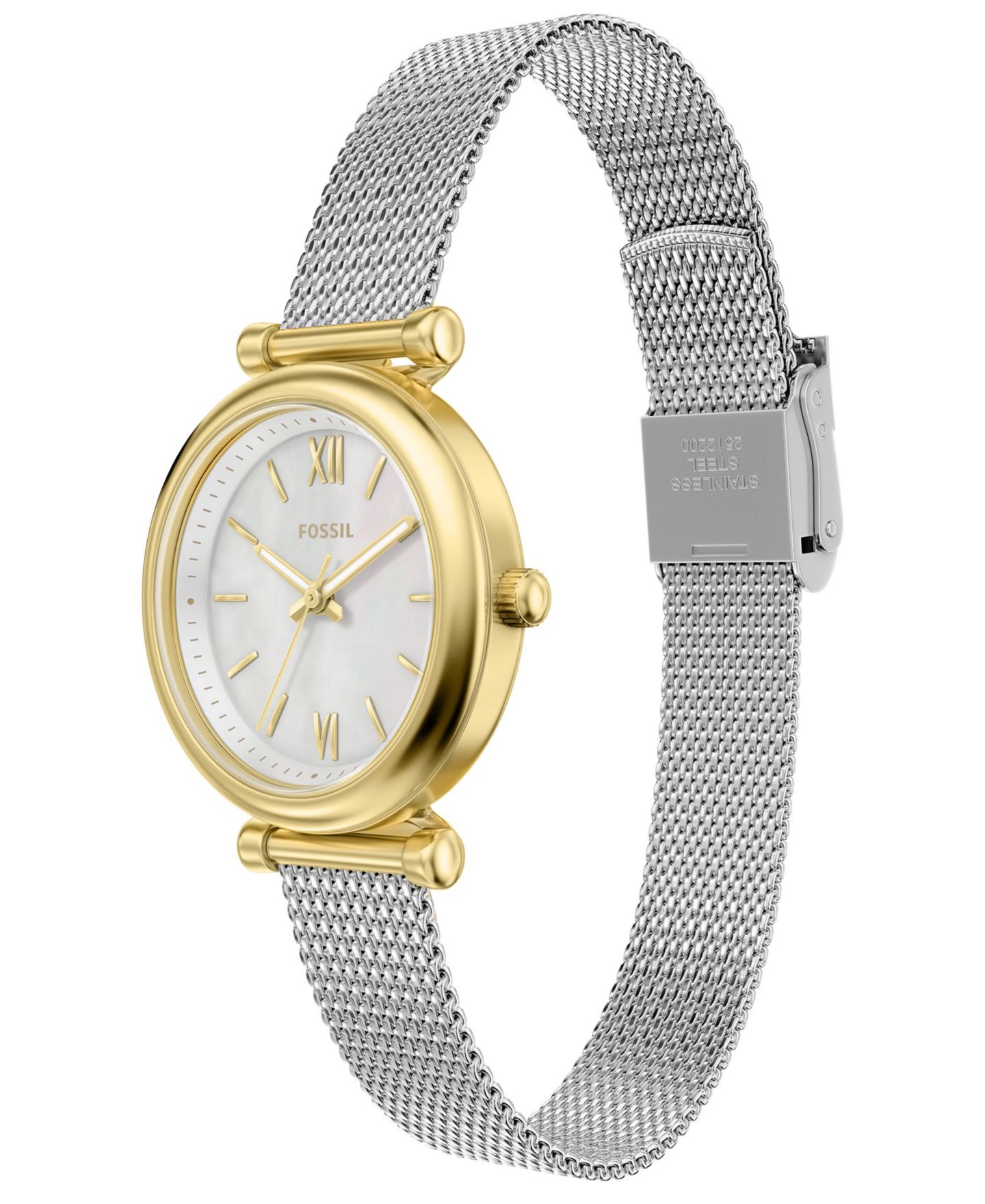 Женские часы Fossil Carlie Three-Hand Stainless Steel Watch, 28mm — фото 4