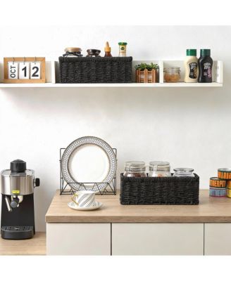 Handmade Paper Rope Baskets with Handles