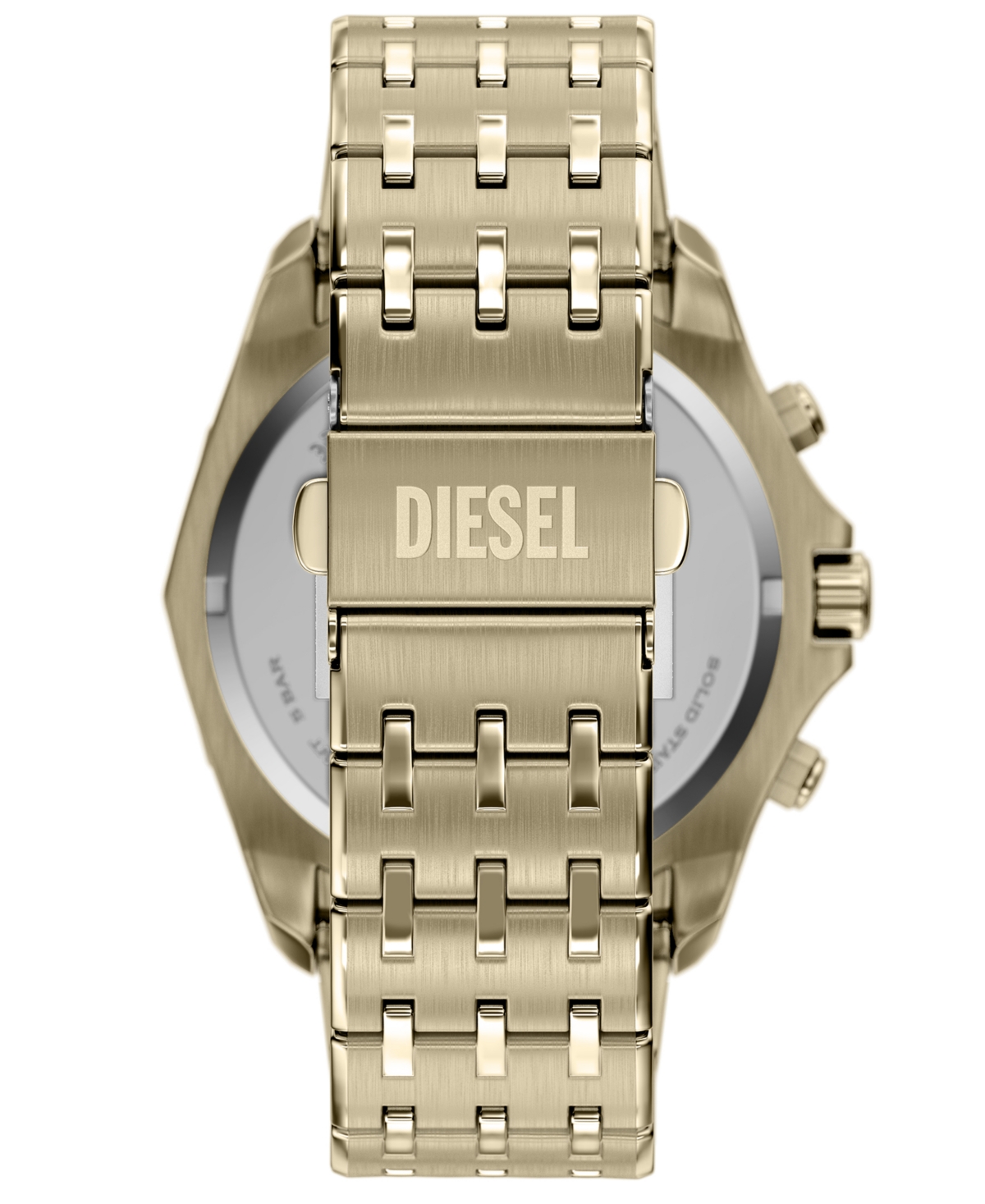 Diesel Men's Stinger Quartz Chronograph Gold Stainless Steel Watch, 46mm