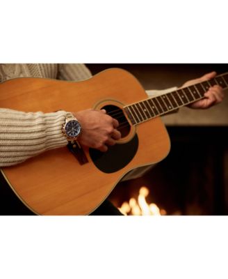 Men's Chronograph Marine Star Two-Tone Stainless Steel Bracelet Watch 45mm