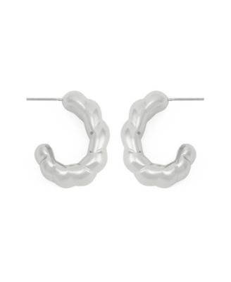 Vintage Textured Hoop Earrings