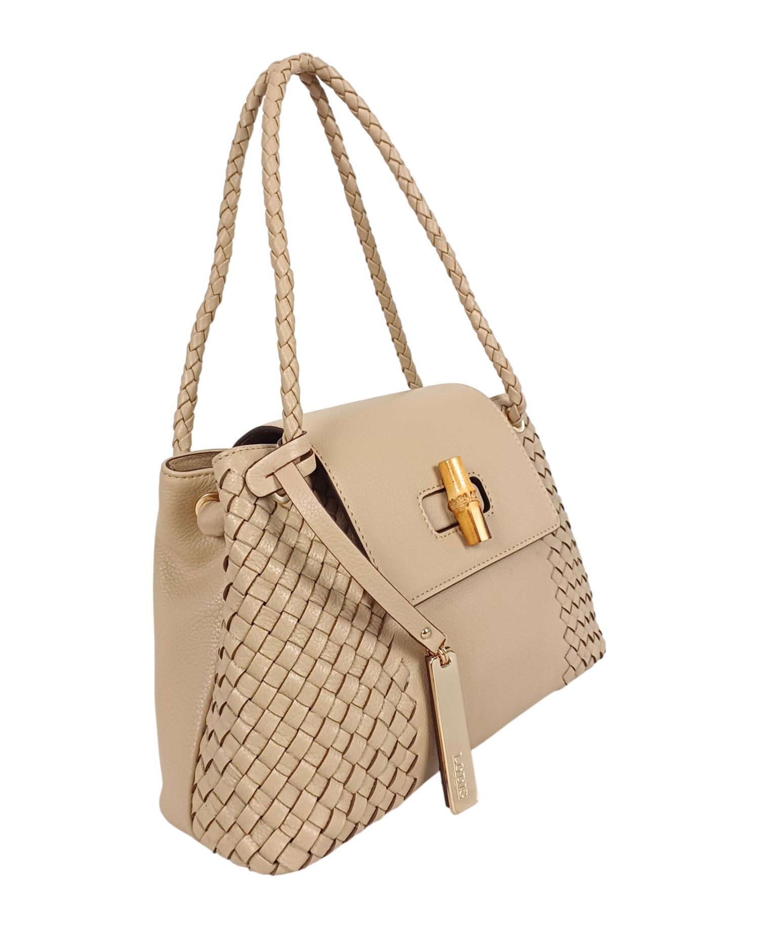 Sondra Woven Small Satchel Bag