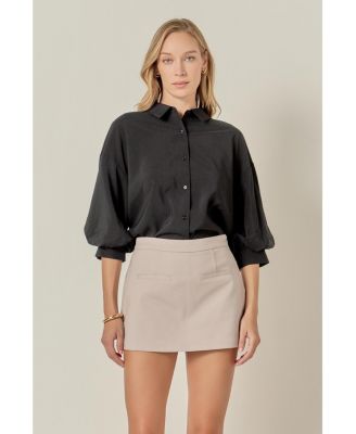 Women's Balloon Sleeve Shirt