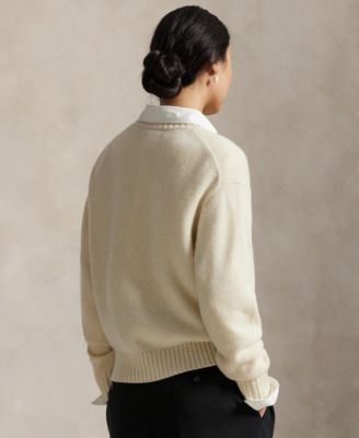 Women's Bear Horse Crewneck Sweater