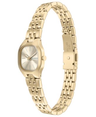 Women's Mellem Micro Quartz Two-Hand Gold Stainless Steel Less Than Watch, 22mm