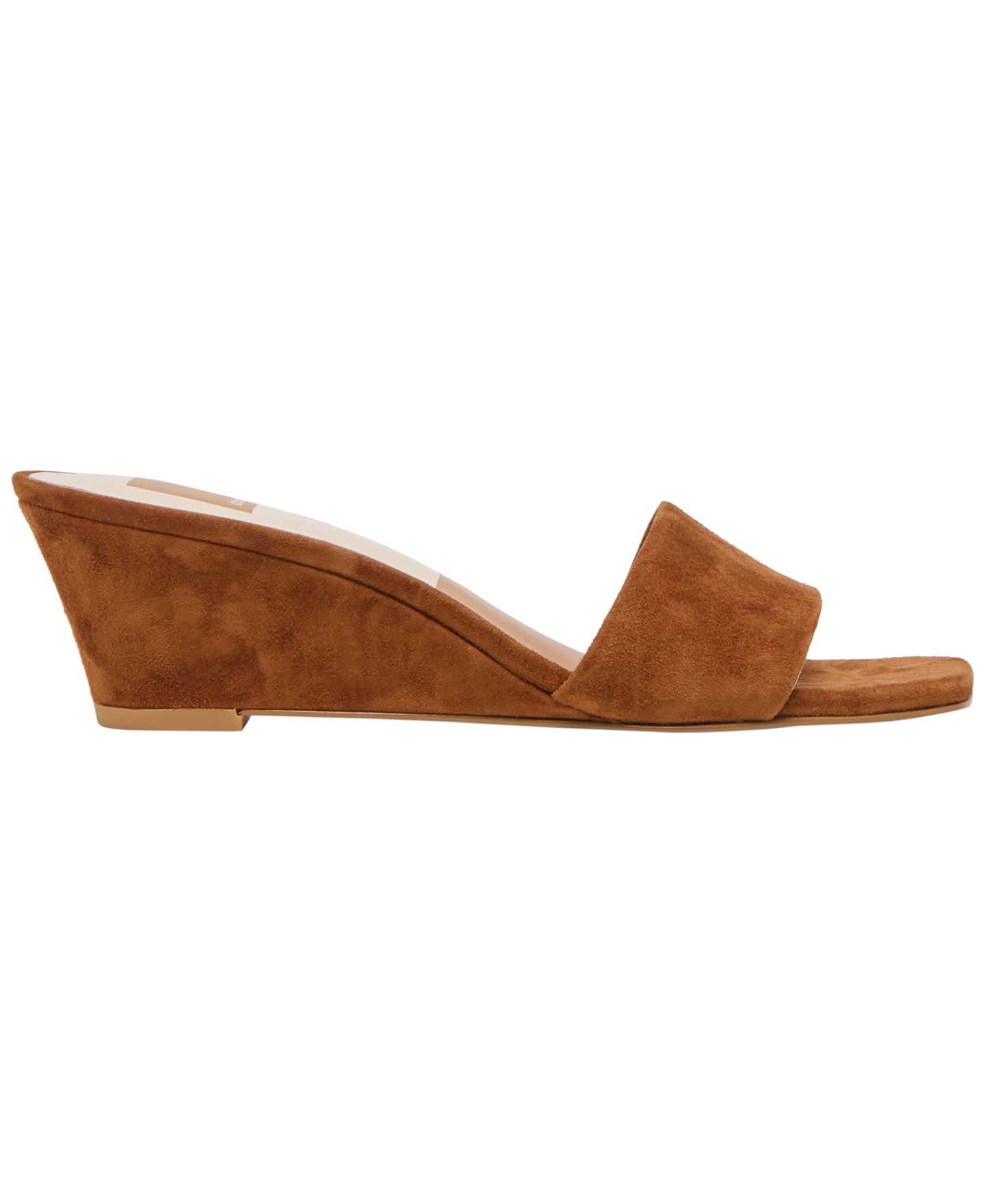 Женские сандалии Dolce Vita Qaily Slip-On Dressy Wedge, цвет: Коричневый замшевый — фото 2