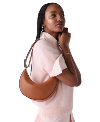 Duo Small Pebbled Leather Crossbody Bag
