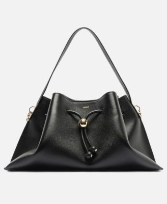 Alba Small Snap Button Shoulder Bag