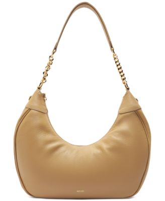 Elena Small Leather Hobo Bag