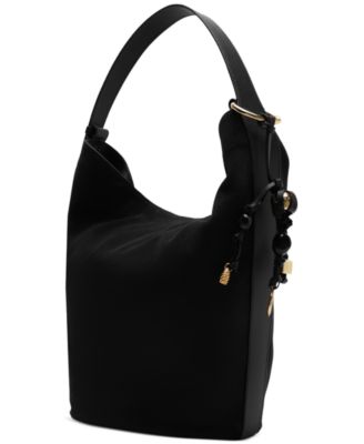 Simone Small Suede Hobo Bag
