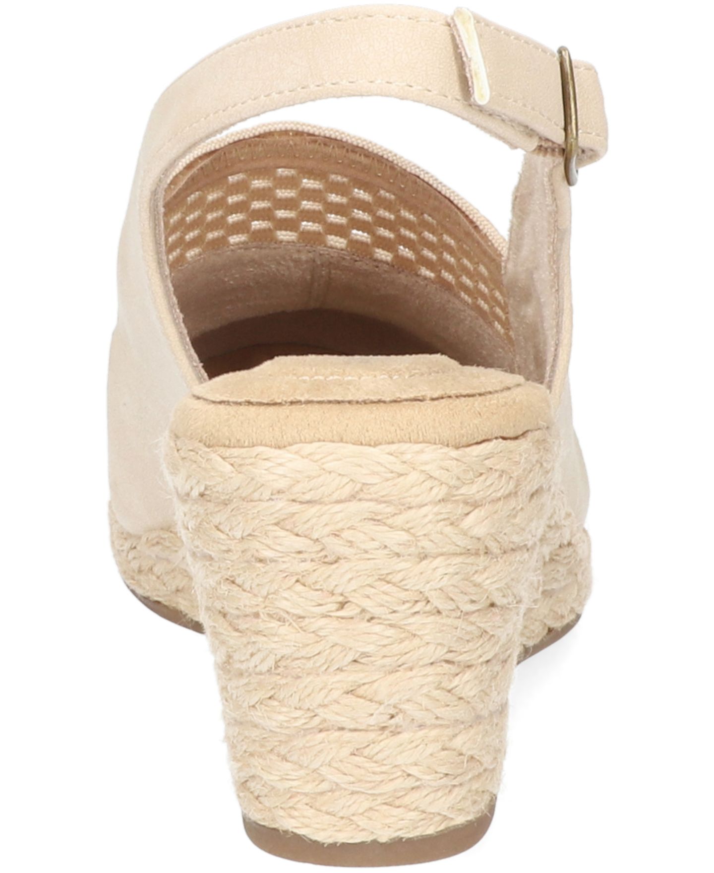 Женские сандалии Easy Street Aloha Espadrille Wedge, цвет: Костяной — фото 3
