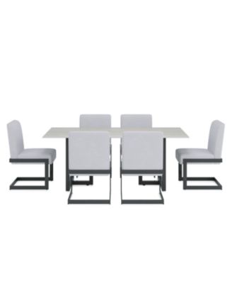  Emila 7-Pc. Dining Set (Rectangular Table & 6 Chairs), Created for Macy's