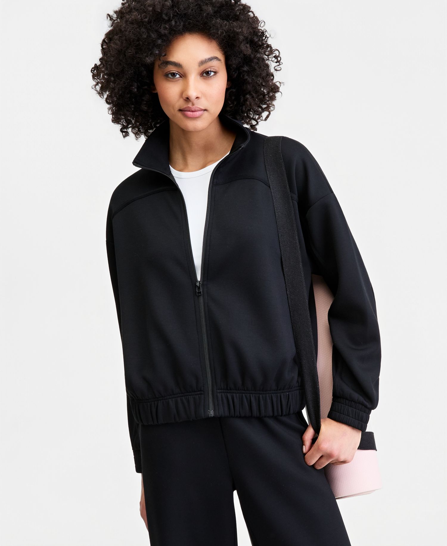 Women's Butter Soft Funnel-Neck Full-Zip Jacket