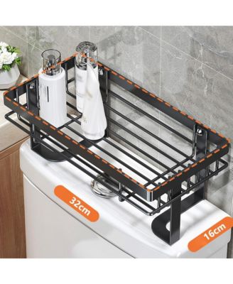 4.7" h Multifunctional Bathroom Storage Cabinet Space Saver No Drilling Installation