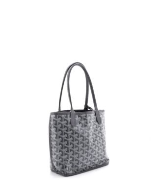 Mini Anjou Reversible Tote Coated Canvas