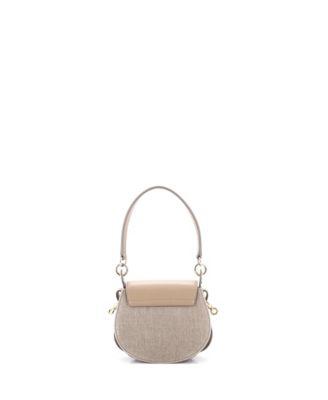 Small Tess Bag Linen and Leather