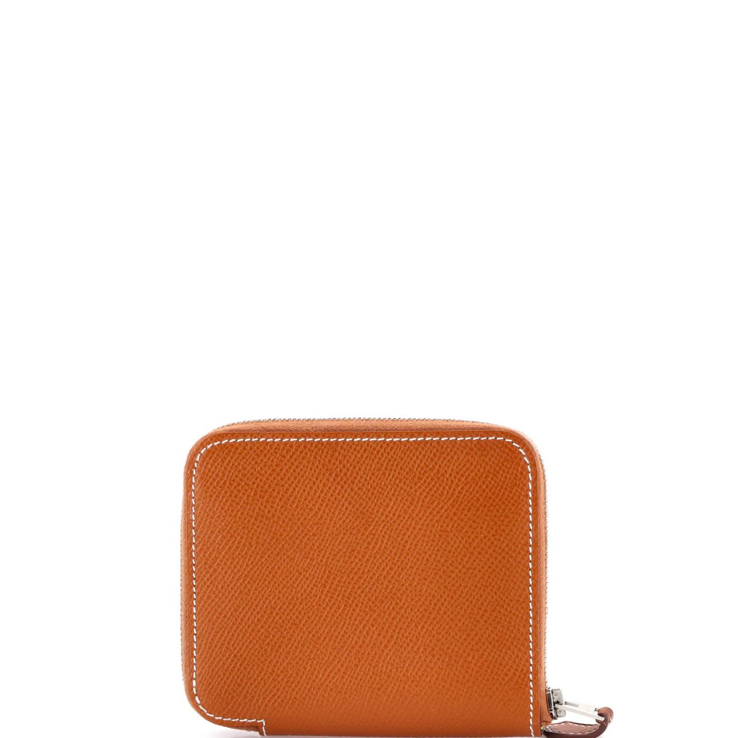 Compact Zipengo Chaine d'Ancre Card Holder Leather