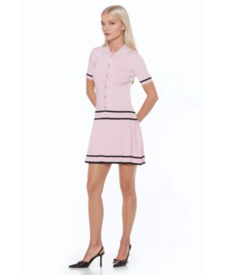 Women's Lucinda Fully Knit Collared Short Sleeve Dress