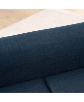 Oversized Pet Sofa for Medium/Large Dogs, Dark Blue, 56.5"26"17" - Backrest, Armrests, Soft Cushion