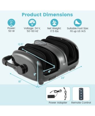 Foot and Calf Massager with Heat for Blood Circulation Pain Relief