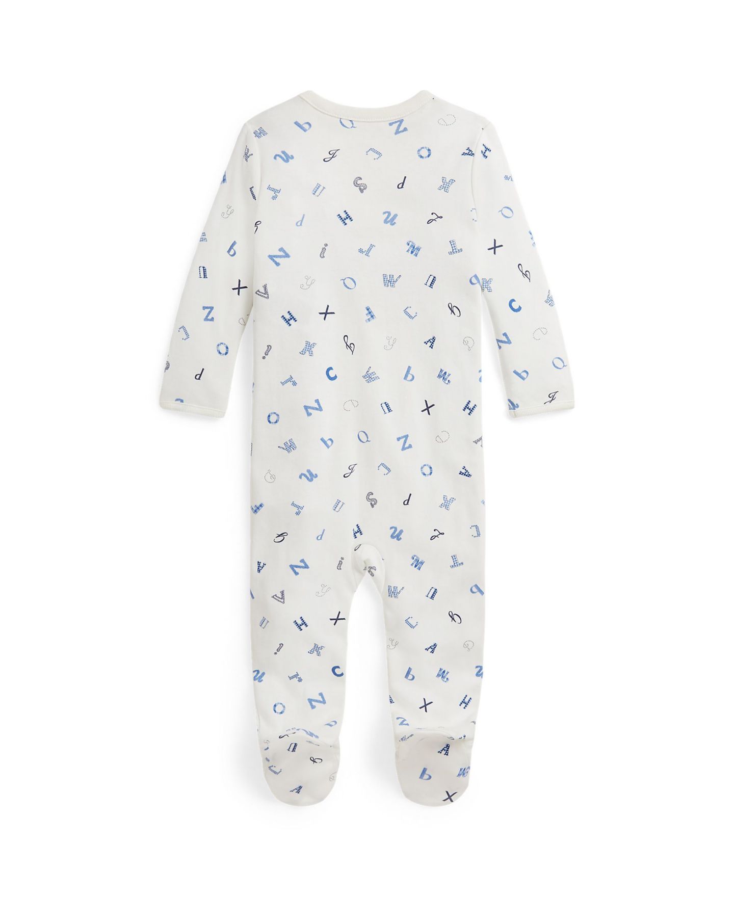 Комбинезон Polo Ralph Lauren Alphabet-Print Cotton Footed Coverall для мальчиков-малышей, цвет: Homesfun Alphabet Toss — фото 2