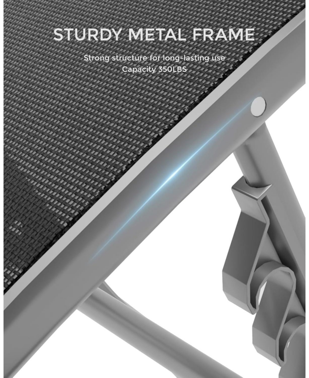 gaomon Couple of Heavy-Duty Patio Chaise Lounge Chairs - Adjustable Aluminum Frame Perfect Addition to Any Outdoor Space