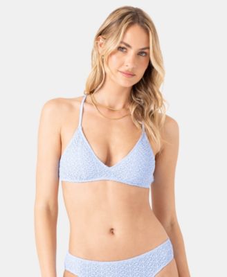 Juniors' Crochet Athletic Triangle Top