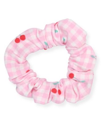 Girls' 6X-14 Cherry Print Top, Long Pants & Scrunchie, 3-Piece Set