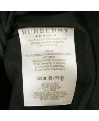 Women's London Black Crepe Double Breasted Short Dress