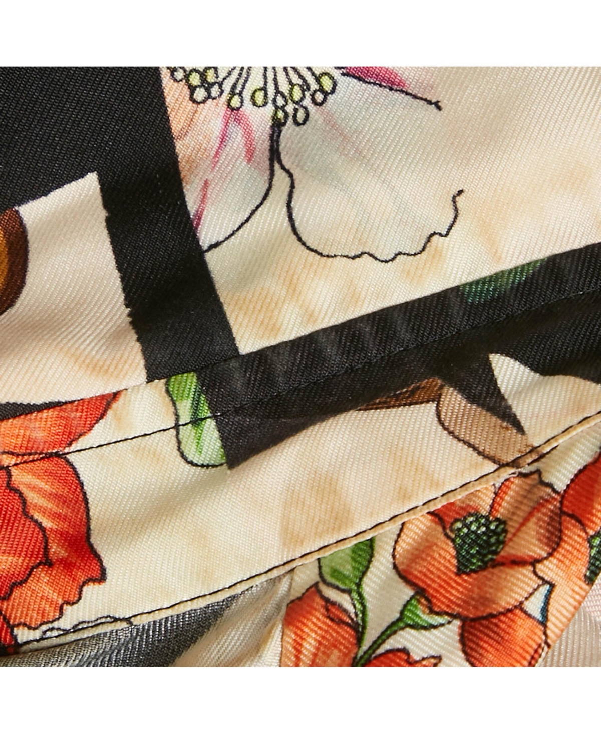 Pre-Owned Burberry Women's Multicolor Printed Silk Button Front Belted Long Dress