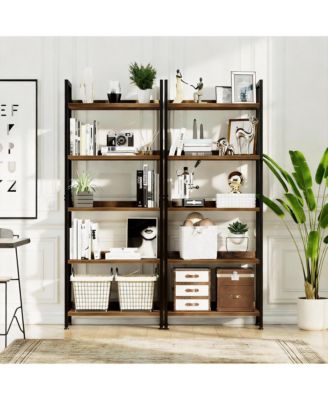 Multifunctional Bookshelf - Modern Design, Waterproof Panels, Easy Assembly