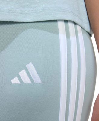 Plus Size Essentials 3-Stripes Cotton Leggings