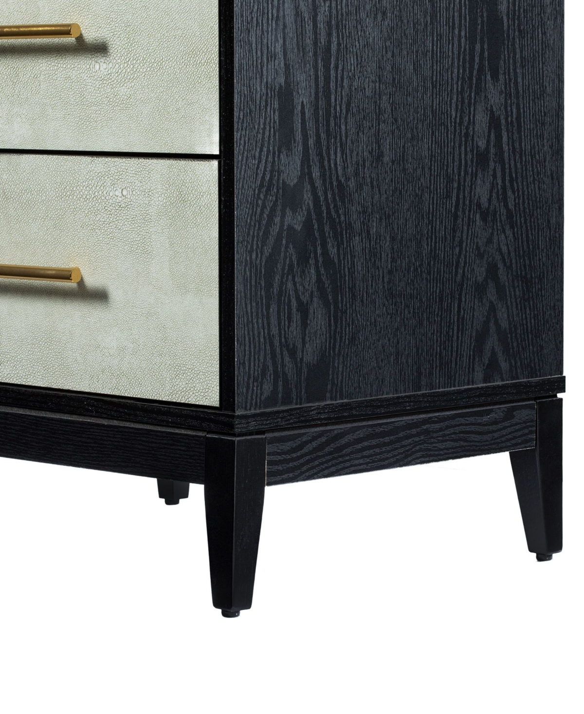 Sango 22.40" Wood Shagreen 2-Drawer Nightstand
