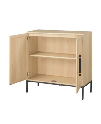 34.35" Wood Sophia Wooden 2-Door Accent Cabinet