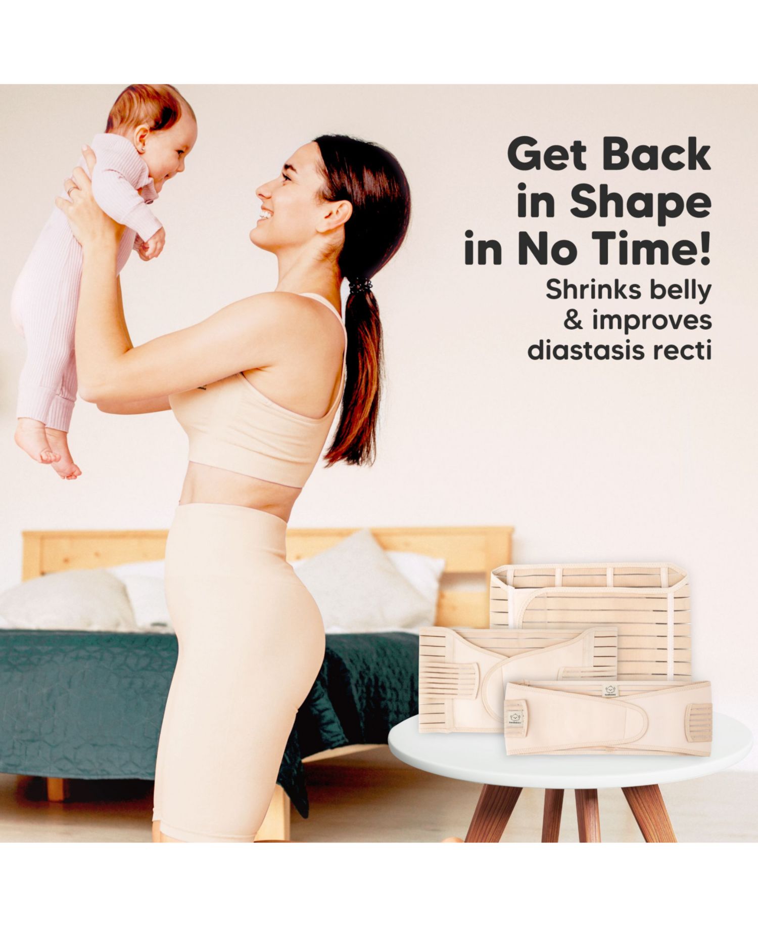 Maternity Revive 3 in 1 Postpartum Belly Band Wrap, Post Partum Recovery, Postpartum Waist Binder Shapewear