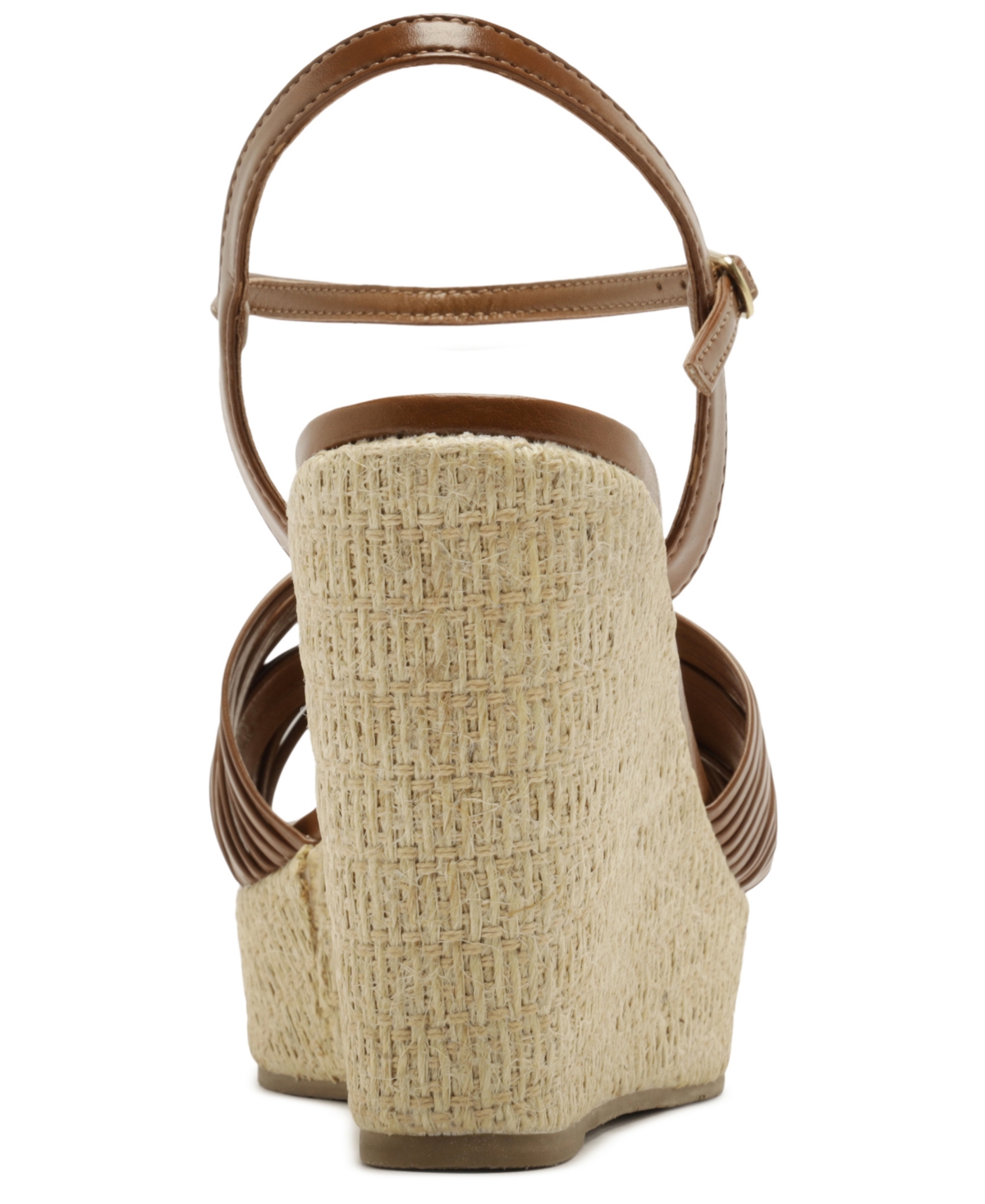 Arezzo Women's Charlotte Round Toe Wedge Sandals